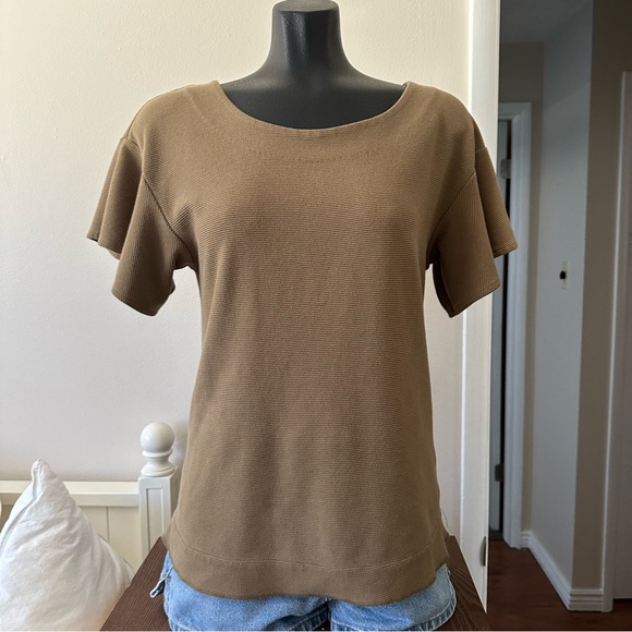 Anthropologie Postmark Olive Green Blouse - Picture 1 of 7